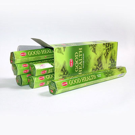 Благовония шестигранник 20 палочек HEM Good Health Пожелание здоровья 186GLH (6)