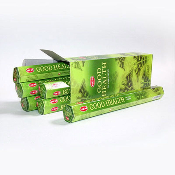 Благовония шестигранник 20 палочек HEM Good Health Пожелание здоровья 186GLH (6)