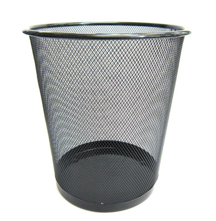 Корзина для бумаг 12л 34*28см металл JC-2700 (24)