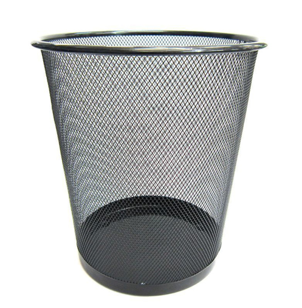 Корзина для бумаг 12л 34*28см металл JC-2700 (24)