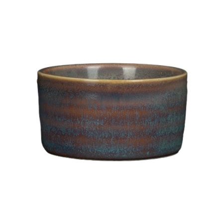 Сосник 75мл 6,5см фарфор TERRA сине-коричневый [11023] (6)