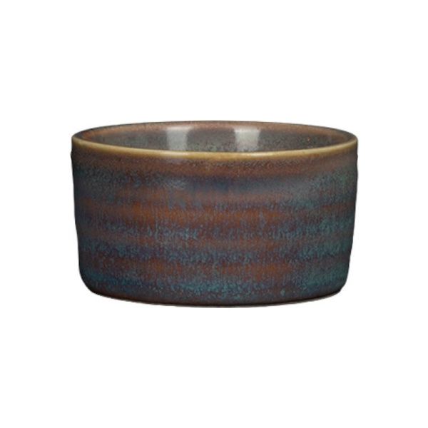 Сосник 75мл 6,5см фарфор TERRA сине-коричневый [11023] (6)