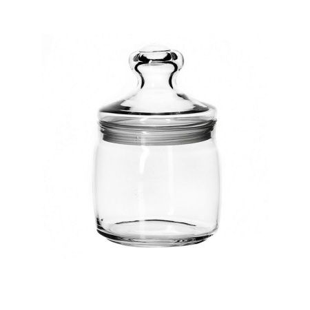 Банка для сыпучих продуктов 500мл стекло ЧЕШНИ с крышкой (12)
