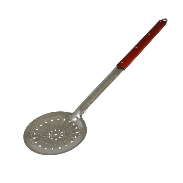 Шумовка 64см металл с деревянной ручкой