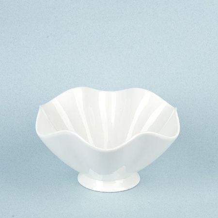 Салатник 15*15*8см фарфор МАРШМЕЛЛОУ на ножке (6/36)