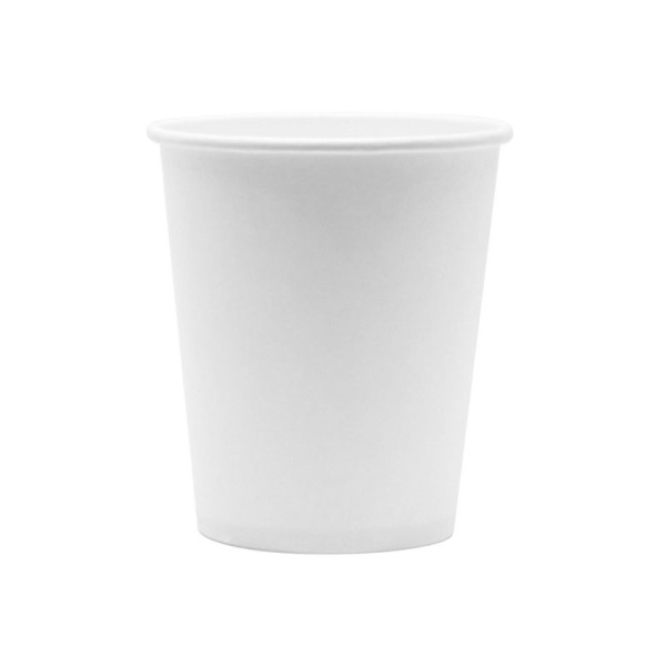 Стакан бумажный 205мл d73мм 1-слойный для горячего белый (1500)