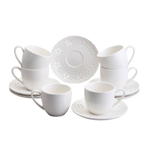 Чайный набор 12пр фарфор Style на 6 персон 220мл (6)