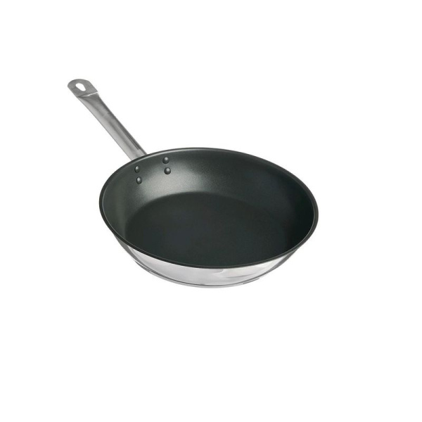 Сковорода 34см нерж.сталь АП ОБЩЕПИТ без крышки толщ.0,6мм индукц.дно ТРС 3,5мм КТ-ОБ-СА-34 (4)