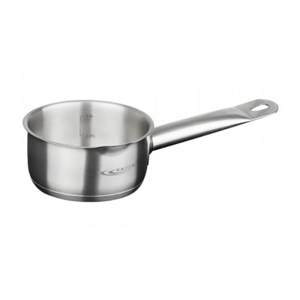 Ковш 1,5л нерж.сталь ОБЩЕПИТ без крышки d16см с ручкой, капс.дно ТРС КТ-ОБ-КВ-16 (4)