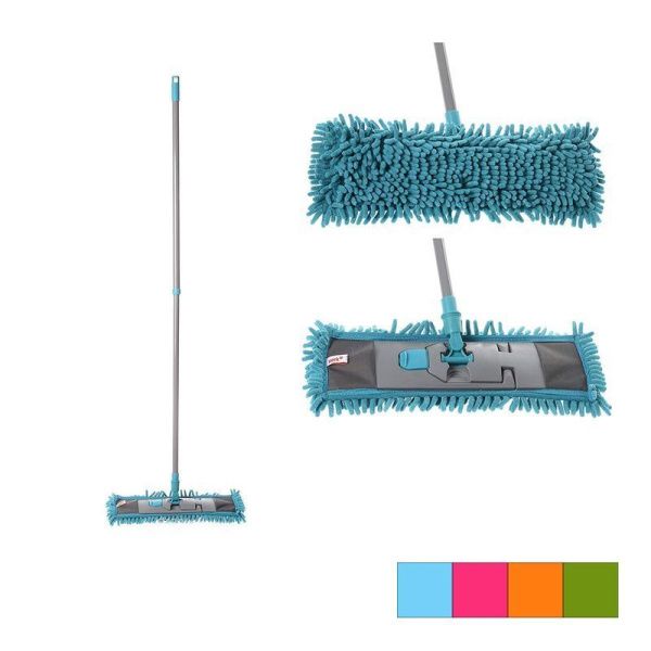 Швабра с плоской насадкой САЛЬСА с черенком (12/24)