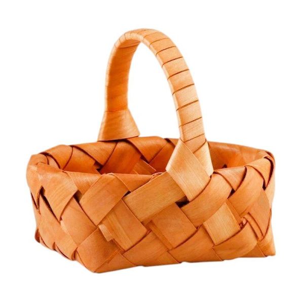 Корзина плетеная секвойя 16*13,5*6,5/12,5см натуральный (120)