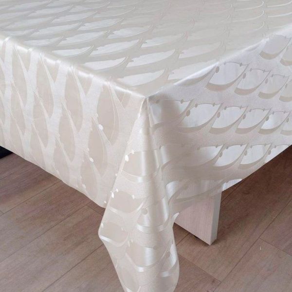 Клеенка ПВХ на тканевой основе BOGEMA шелкография белая 0,28мм*1,37*20м