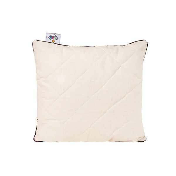 Подушка детская 40*40 Наше сокровище шерстяное волокно/сатин 100%хлопок, в сумке (2022)