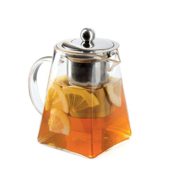 Чайник заварочный 650мл стекло/нерж.сталь BF-508 (80)