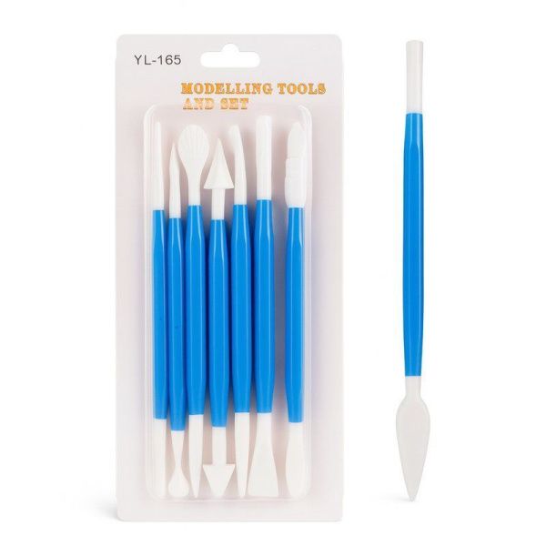 Набор кулинарный для мастики 8пр 14см пластик (180)