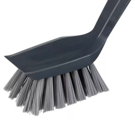 Щетка для посуды 
26,4*3,3*5,5см пластик темно-серый (24)