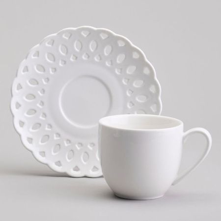 Чайный набор 4пр фарфор Style на 2 персоны 220мл (18)