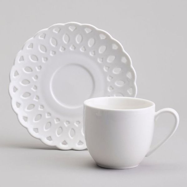 Чайный набор 4пр фарфор Style на 2 персоны 220мл (18)