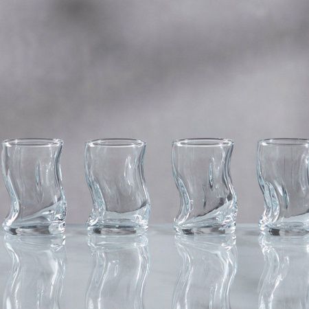 Стопки набор 4шт 50мл стекло АМОРФ (12)