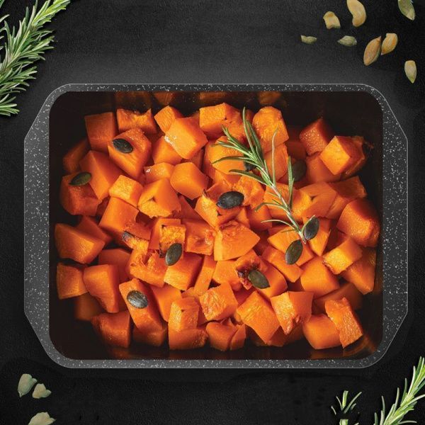 Противень 40*30*5,8см алюминий АП ГРАНИТ BLACK (10)