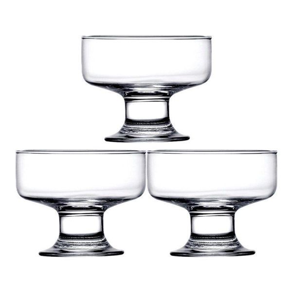 Креманки набор 3шт D10см H8см стекло АЙСВИЛЬ (8)