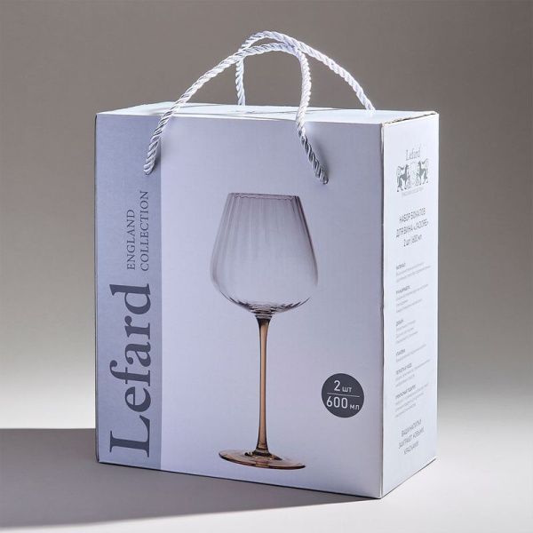 Бокалы для вина набор 2шт 600мл стекло J'ADORE (12)