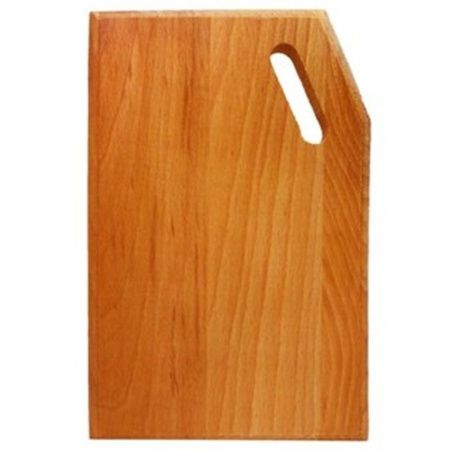 Доска разделочная 34*21см бук ХОЗЯЮШКА косая (10)