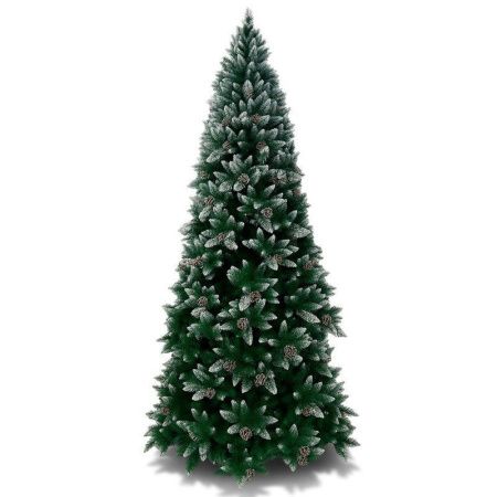 Елка искусственная 150см ЗАСНЕЖЕННАЯ с шишками 430 веток, 6см pvc JC-14503/JC-14948 (1)