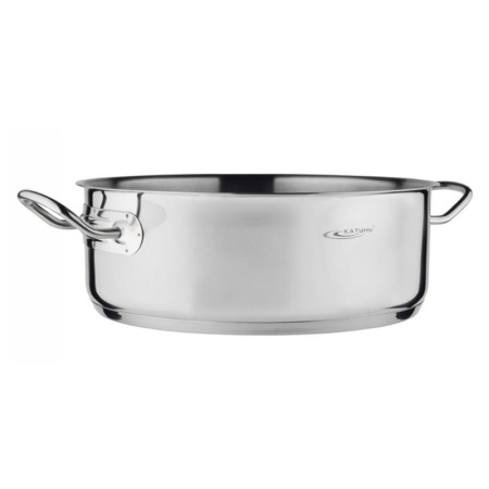 Кастрюля 8л h12см нерж.сталь ОБЩЕПИТ без крышки d32см капс.дно ТРС КТ-ОБ-08Н (2)