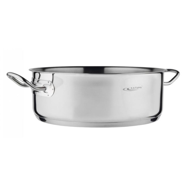 Кастрюля 8л h12см нерж.сталь ОБЩЕПИТ без крышки d32см капс.дно ТРС КТ-ОБ-08Н (2)