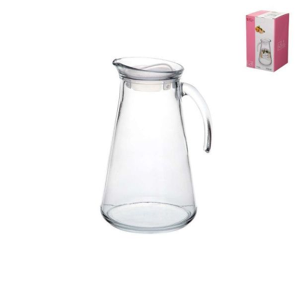 Кувшин 1,5л стекло ФЕРА с проз. пластиковой крышкой 80353BFD (6)