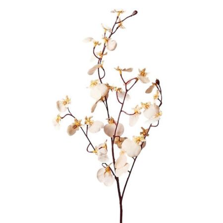 Цветы искусственные Орхидея Онцидиум кремово-розовая 81см