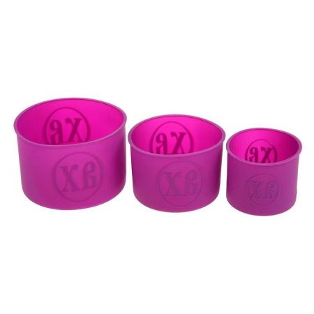 Форма для кулича набор 3шт 14*10/12*10/9,5*8см силикон ST-6431 (100)