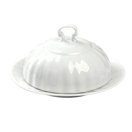 Масленка 500мл фарфор БЕЛЬЕ (8)