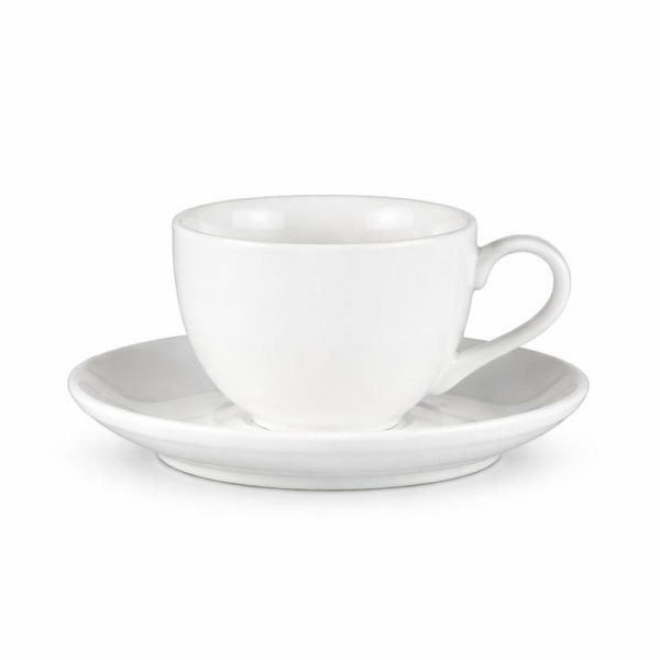 Чайный набор 2пр фарфор ЧАН ВЕЙВ КЛАССИК ИВОРИ Шоко 300мл LQ-QC0179C/BSA фк877 (36)