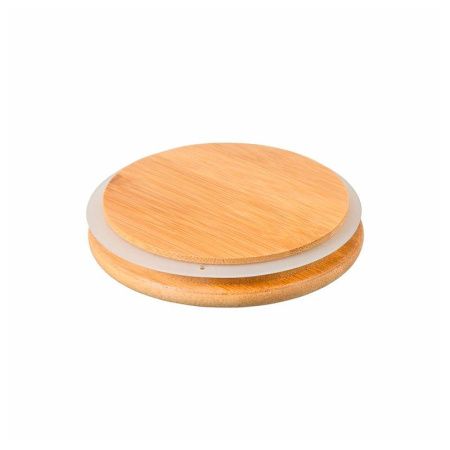 Банка для сыпучих продуктов 200мл стекло с бамбук.крышкой JC-15979 (96)