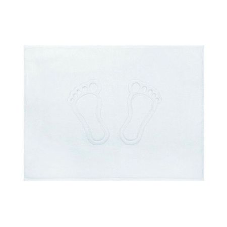 Коврик в ванную хлопок махровый 50*70см белый 650гр м7712 S