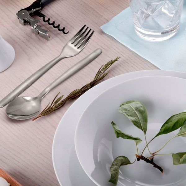 Тарелка мелкая 22,8см фарфор ТВИСТ без бортов [RSL-MP 9"]