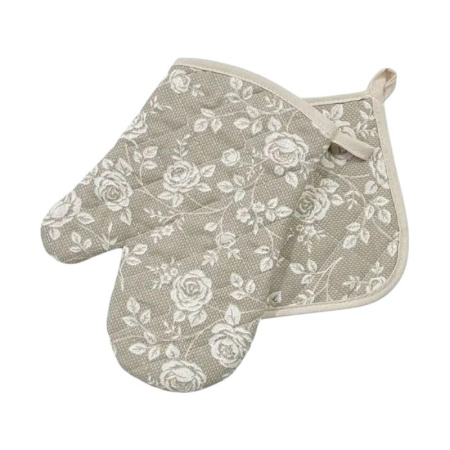 Кухонный набор 2пр (прихватка, рукавица) рогожка РЕВЕРАНС БЕЖЕВЫЙ LeSonnet арт. 23