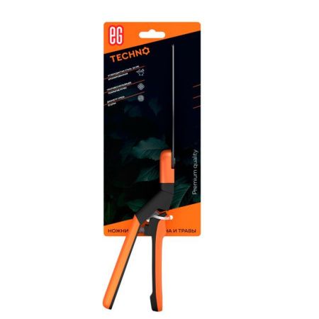 Ножницы садовые для травы металл 33,5см Techno 65Mn (6/48)