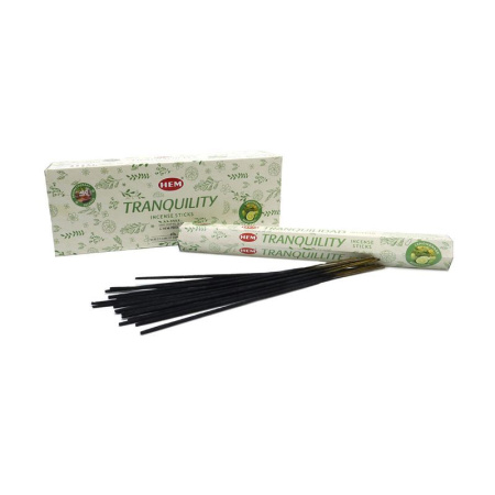 Благовония шестигранник 20 палочек HEM Aromatherapy Tranquility Ароматерапия Спокойствие 186AT (6)