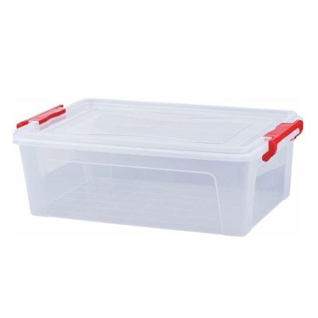 Контейнер для хранения 10,5л 42,7*28,9*13,8см пластик Прозрачный прямоугольный (19)