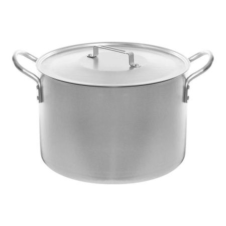 Котел 30л алюминий ПОВАРСКОЙ 40*25см толщина дна 3мм толщина стенки 2мм (1)