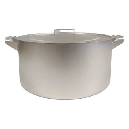 Кастрюля 30л алюминий ПОВАРСКАЯ мет.крышка 44см (1)