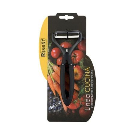 Овощечистка поперечная тонированная 14,5*6см нерж.сталь Linea CUCINA 76-0505