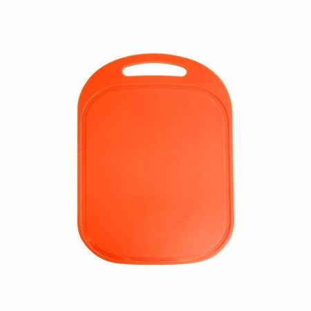 Доска разделочная 36*24*0,3см пластик овальная большая оранжевая ДП-01 (30)