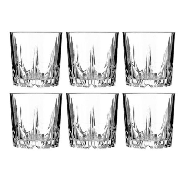 Стаканы для виски набор 6шт 300мл стекло КАРАТ (8)