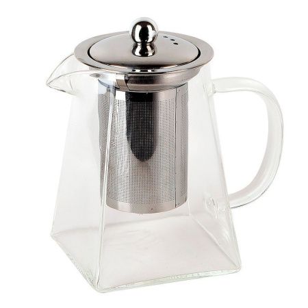 Чайник заварочный 750мл стекло Pyramid с мет.фильтром инд.уп. (32)