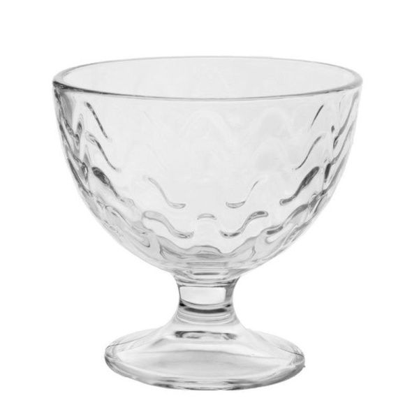 Креманка 280мл 10,4см стекло МАЛЬВА Волна (12)