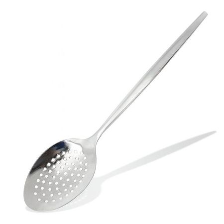 Ложка кулинарная 27*6*9см нерж.сталь БЛЕСК с отверстиями М800-43/JC-17719 (360)